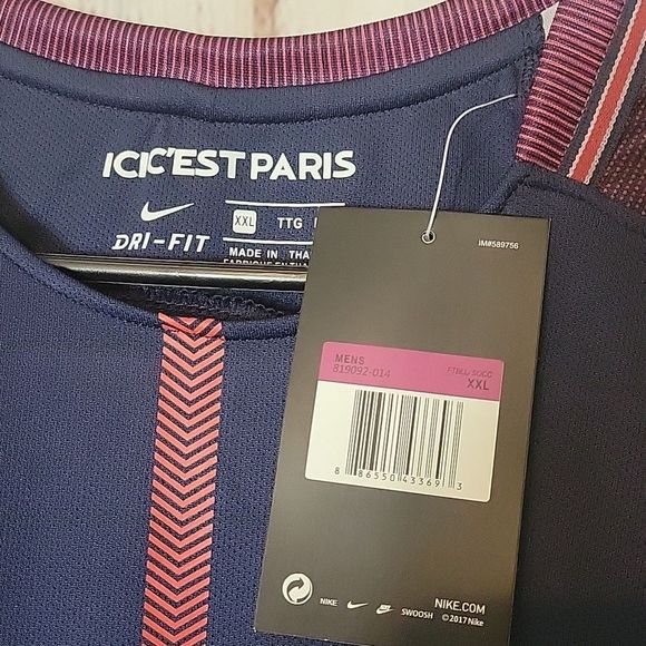 Nike dri-fit Neymar Jr. #10 tshirt blue red size xxl - Picture 2 of 4